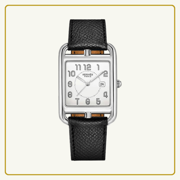 Montre Cape Cod Grand modèle noir – Hermès